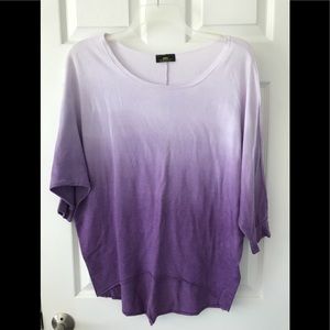 Purple Hombre Quarter Sleeve Sweater XXL